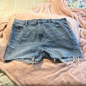 Old Navy Distressed Blue Jean Shorts